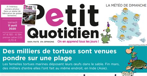 petit quotidien en ligne